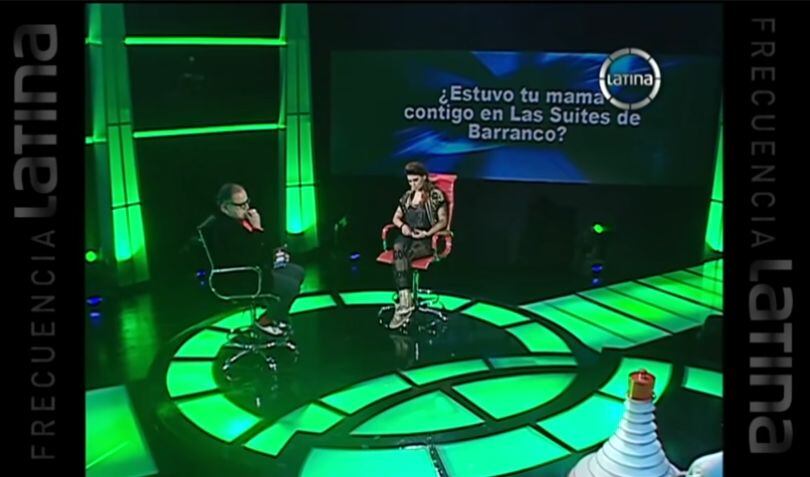 Angie Jibaja durante su participación en 'El valor de la verdad' en 2013. (Foto: Captura)