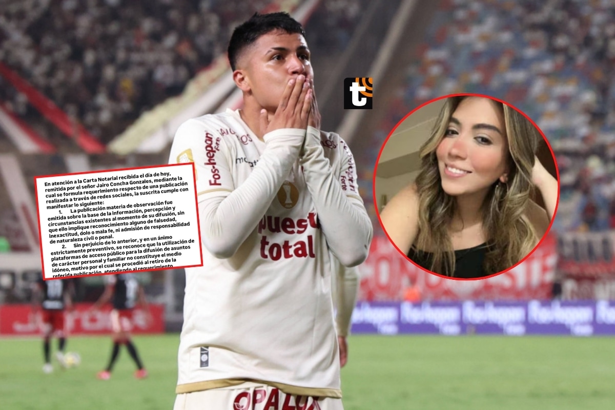 TROME - Expareja del futbolista decidió disculparse tras polémica.