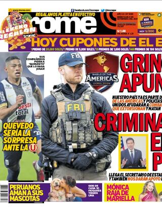 GRINGOS APUNTAN A CRIMINALES EN EL PERÚ