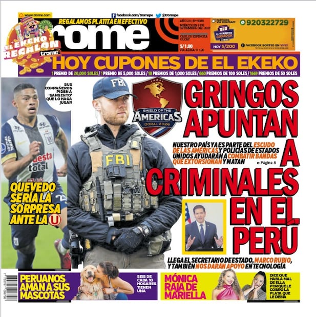 Portada Trome