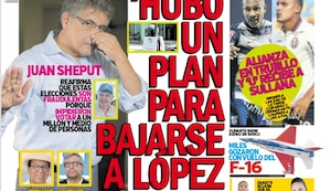 ‘HUBO UN PLAN PARA BAJARSE A LÓPEZ DE ALIAGA’