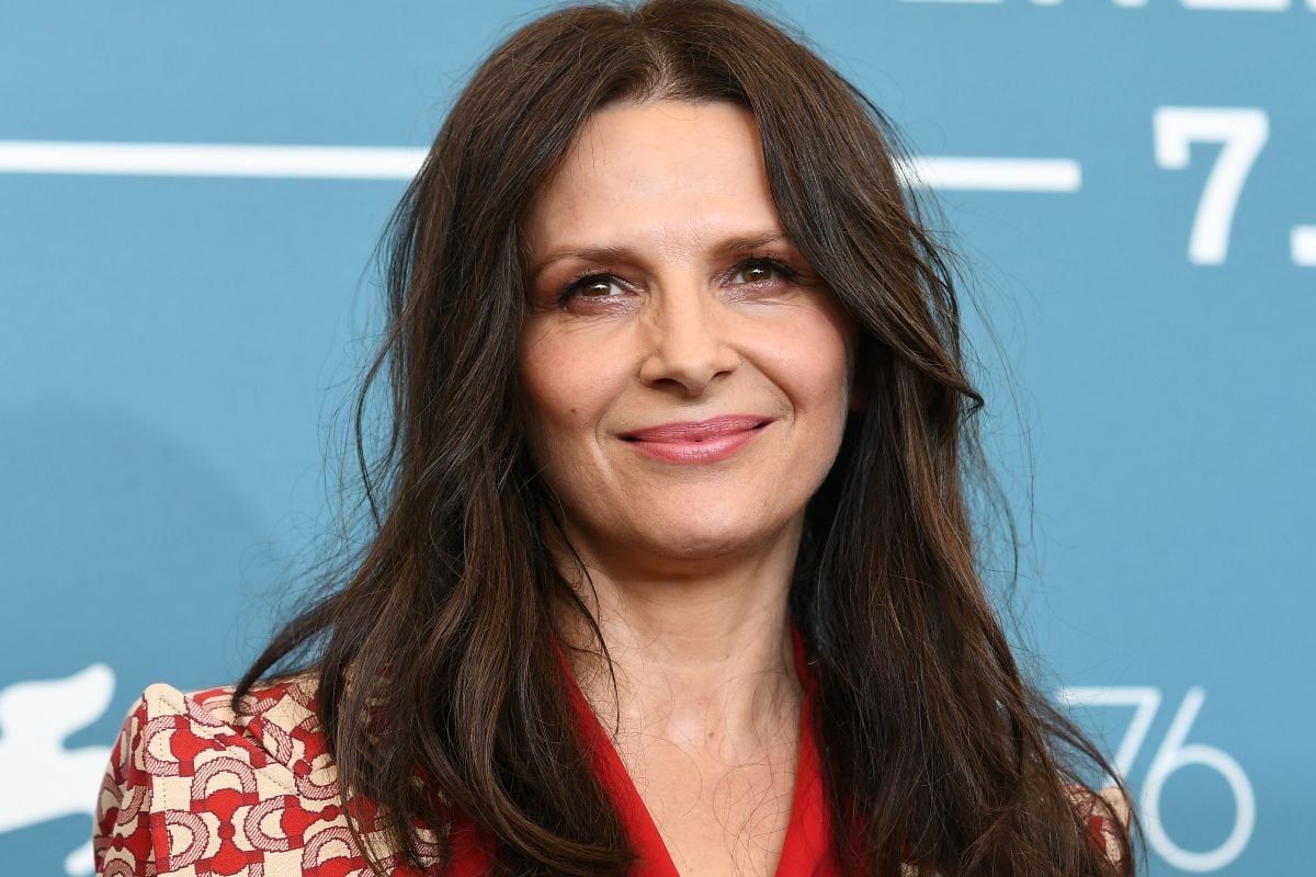 Juliette Binoche en una sesión fotográfica para la película "La verdad" (La Verite) presentada en competencia el 28 de agosto de 2019 durante el 76º Festival de Cine de Venecia en el Lido de Venecia (Foto: Vincenzo Pinto / AFP)