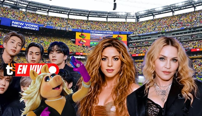 Show de Medio tiempo historico en final de la Copa del Mundo (Composición: GEC)