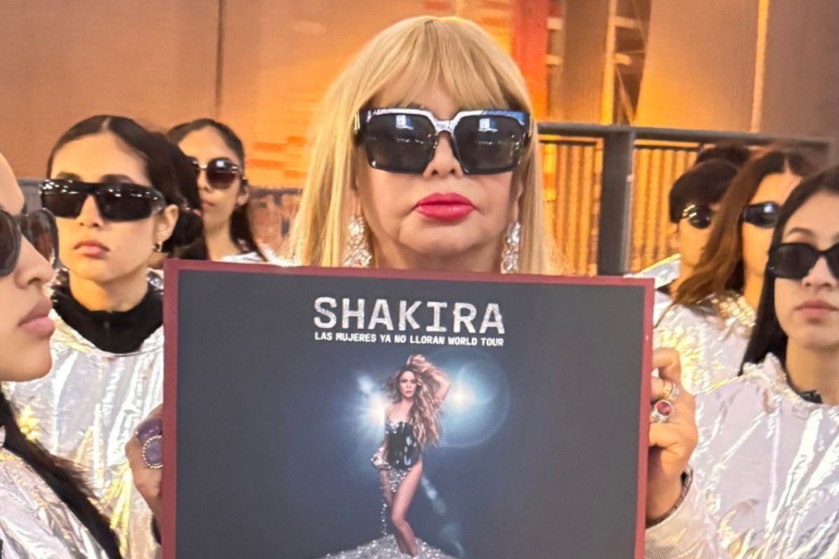 Susy Díaz en el show de Shakira