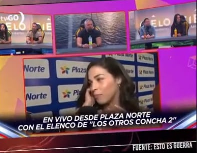 Sirena Ortiz no confirma relación con Gabriel Meneses, pero asegura que hablará del tema.