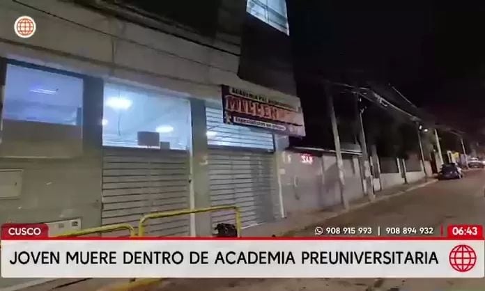 Estudiante muere en academia preuniversitaria en Cusco/ América Noticias