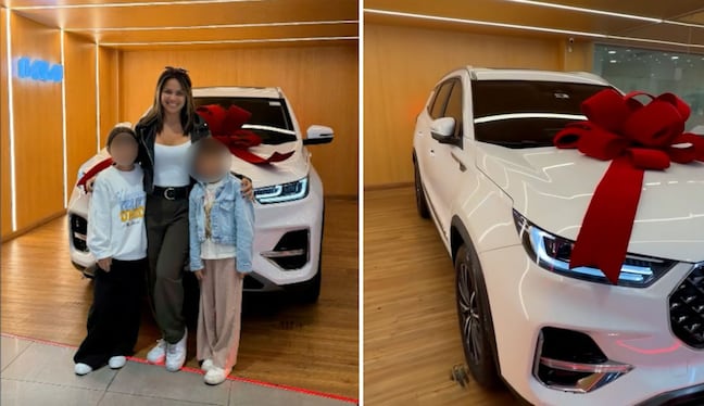 ¡Nuevo logro! Andrea San Martín celebra la compra de auto junto a sus hijas