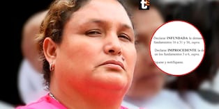 Abencia Meza seguirá en la cárcel luego que el TC declara improcedente demanda para obtener semilibertad.