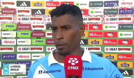 Miguel Araujo lanza dura crítica contra compañero de Sporting Cristal, tras derrota 1-0 ante Sport Boys |...