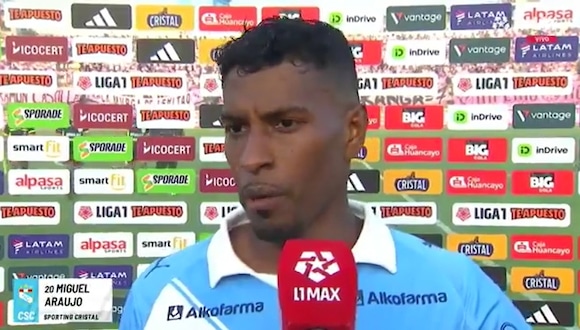 TROME | Miguel Araujo lanza dura crítica contra compañero de Sporting Cristal (L1 MAX)