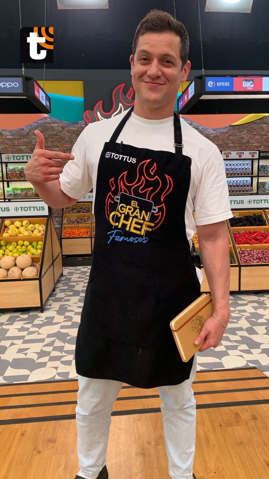 Gino Pesaressi en la cuarta temporada de El Gran Chef: Famosos (Foto: Latina)