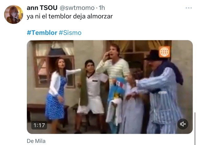 Trome| Memes del temblor en Lima del martes 23 de julio 2024 (Fotos: Twitter)