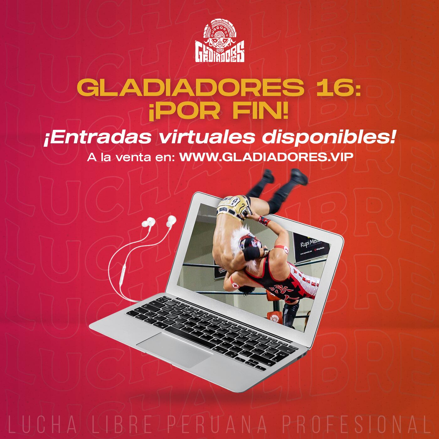 La lucha libre peruana regresa este 13 de febrero con Gladiadores 16: ¡Por fin!. Foto: Gladiadores.