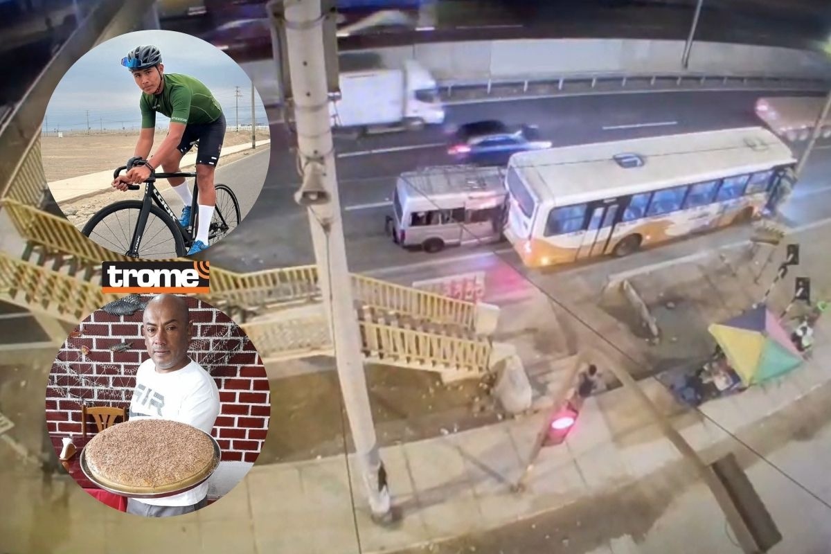 Joven campeón de ciclismo y chef fueron las víctimas mortales de una Van que chocó contra bus de transporte público. Diez personas más resultaron heridos.
