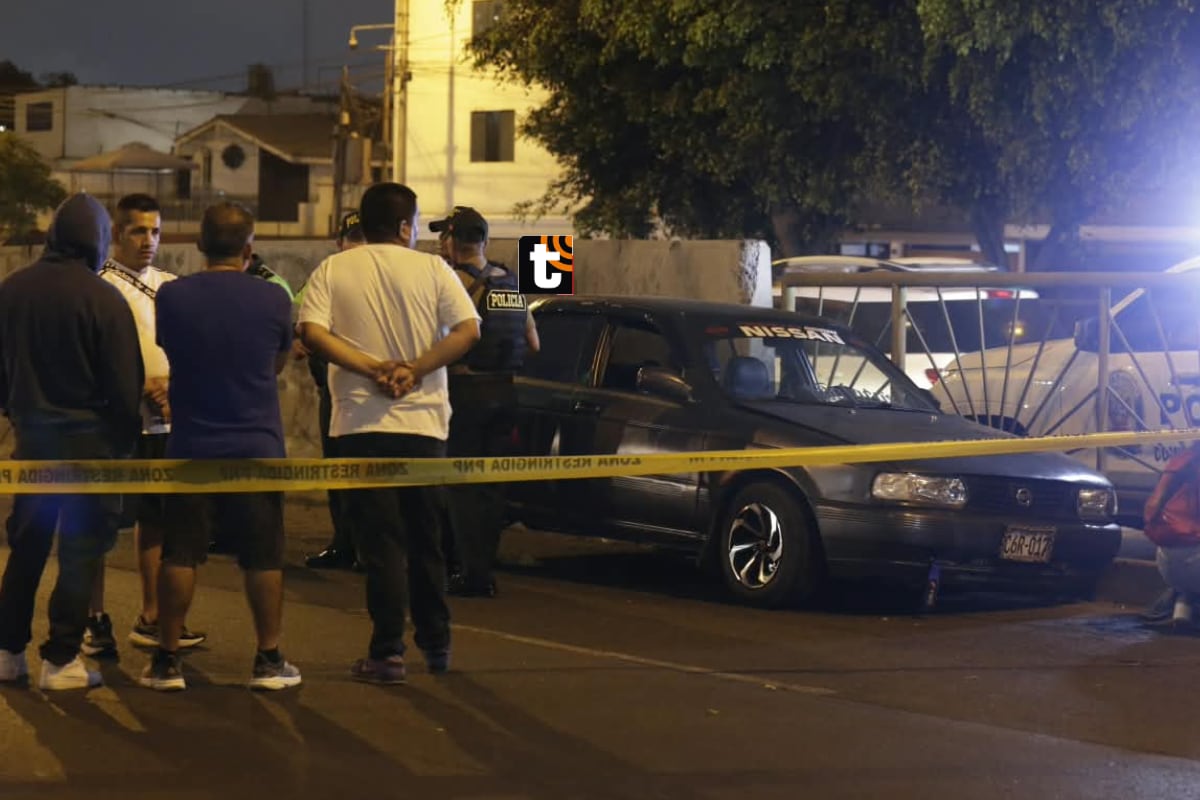Cercado de Lima: Sicarios asesinan taxista a balazos en la avenida Colonial | VIDEO