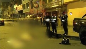 ¡Salió por compras y lo mataron! Disparan a hombre en la cabeza en plena calle de Santa Anita