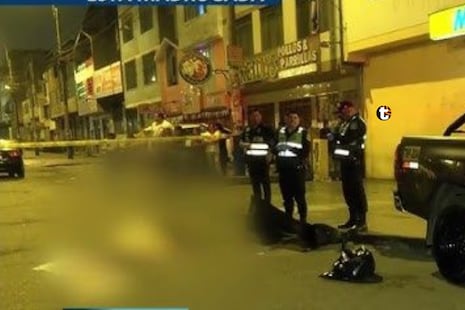 ¡Salió por compras y lo mataron! Disparan a hombre en la cabeza en plena calle de Santa Anita