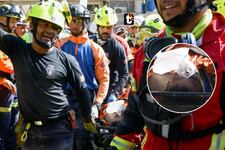 Impactantes imágenes del rescate de un vigilante que estuvo 8 días bajo los escombros tras los terremotos en Venezuela