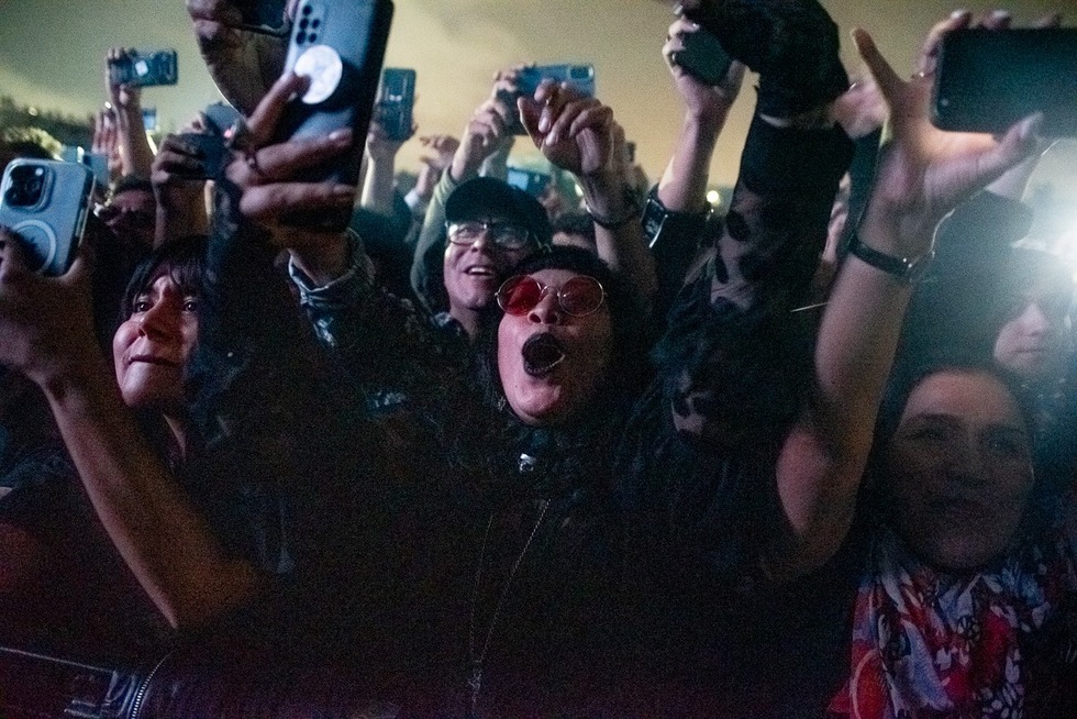 La banda británica deleitó a sus fanáticos en el Estadio de la San Marcos la noche del pasado miércoles. Foto: Raúl Arriarán