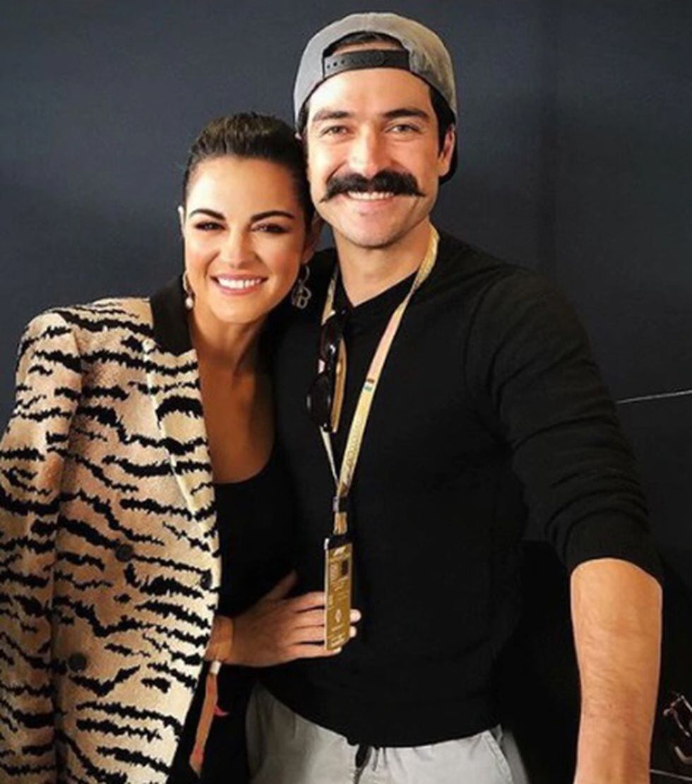 Maite Perroni y Poncho Herrera son grande amigos y siempre comparten momento con sus seguidores en Instagram (Foto: Instagram)