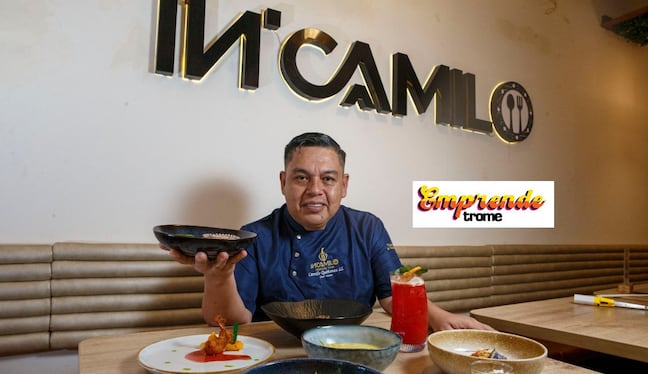 El cocinero preparó una propuesta de siete tiempo, que consta en platos desde una entrada hasta el postre. Foto: César Campos.
