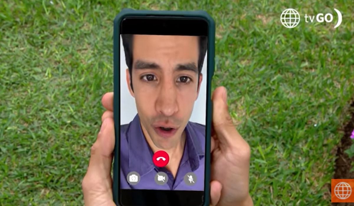 La única forma en la que vemos al hijo de Malena es a través de videollamadas. (Foto: América TV)