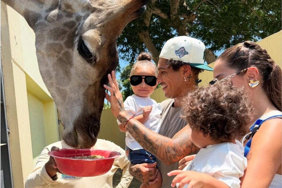 Paolo Guerrero y Ana Paula Consorte pasaron día familiar en el Parque de Las Leyendas. (Instagram)