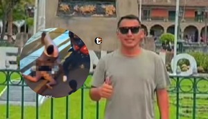 ¡Indignación en Pichari! Policía asignado a comisaría de familia fue captado golpeando salvajemente a una mujer