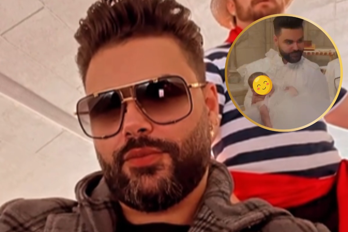 Erick Sabater y su bebita