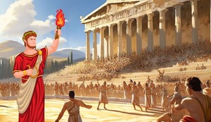 ¿Sabías que el emperador romano Nerón participó en los Juegos Olímpicos y ganó?