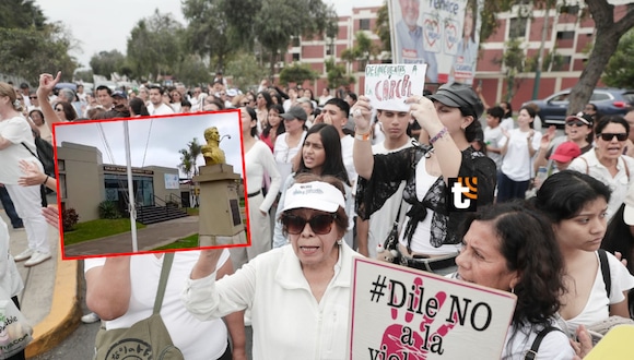 TROME - ¡Alzan su voz! Al menos 200 padres protestan frente al Liceo Naval tras presunta agresión sexual contra escolar