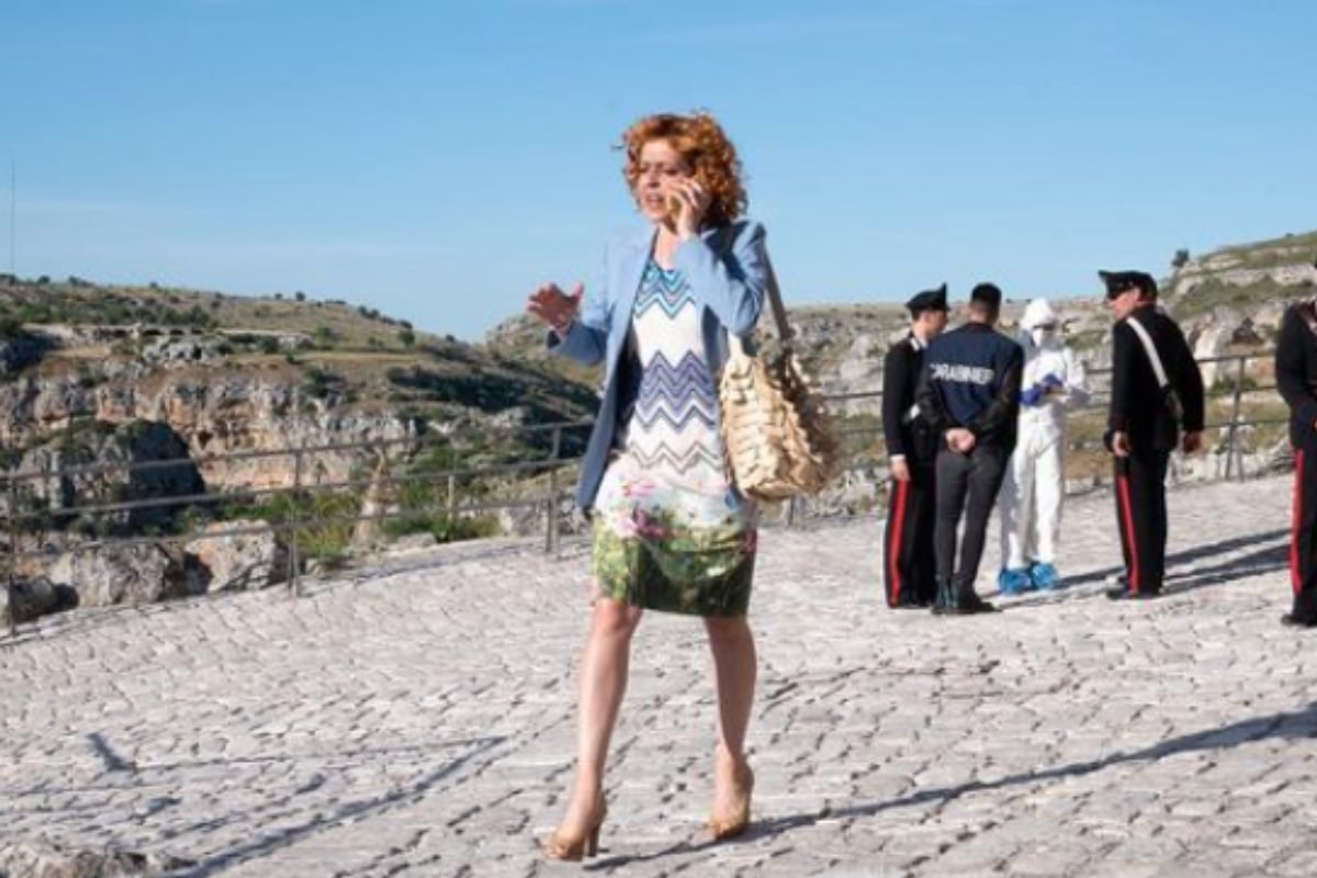 La intérprete en una de las escenas de "Imma Tataranni" (Foto: Vanessa Scalera / Instagram)