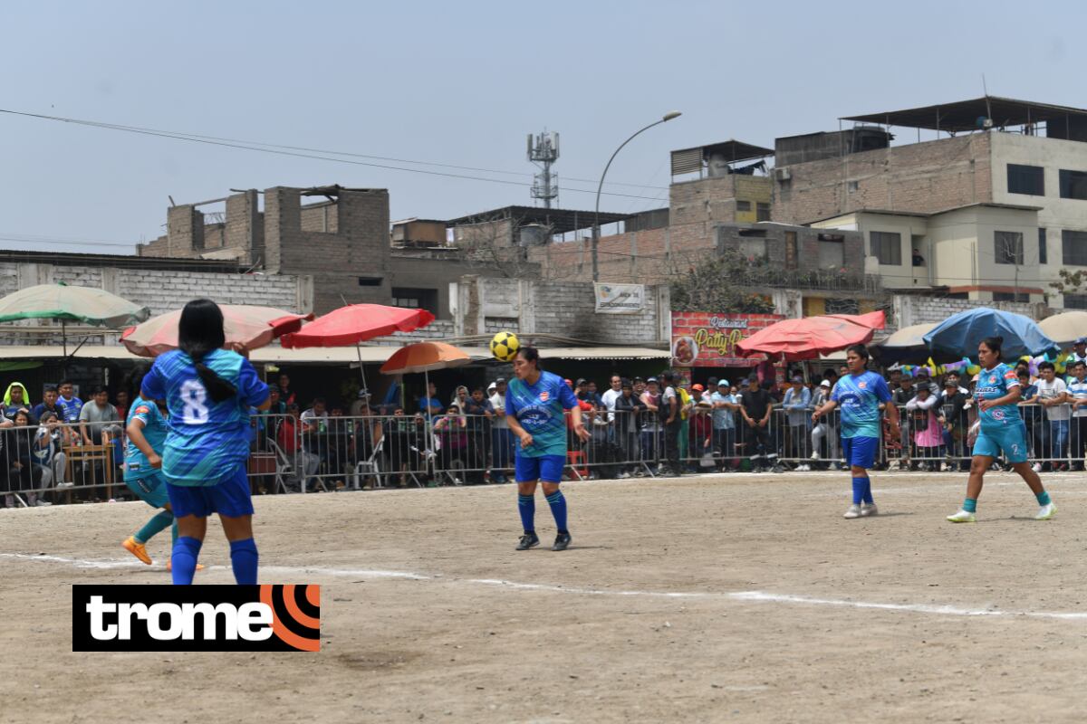 Comerciantes jugaron reñido partido en final del 'Mundialito' de Santa Anita