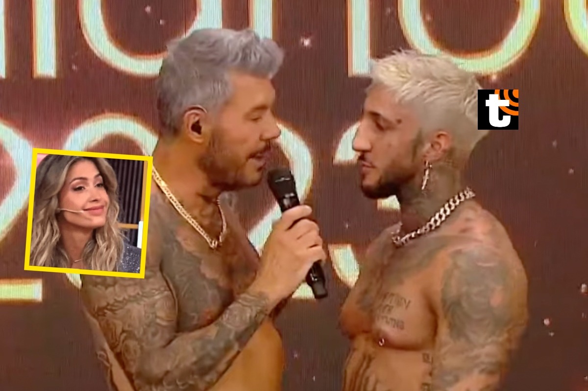 Marcelo Tinelli se saca la camisa y enfrenta a bailarín por Milett Figueroa: