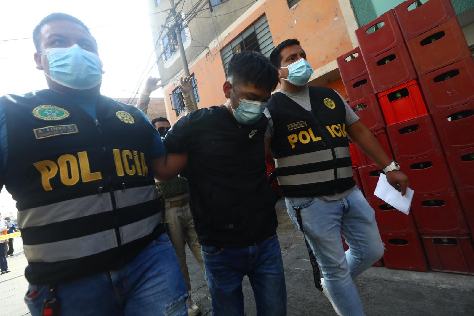 Sujetos armados iban a robar siete mil soles pero cayeron a balazos. | Foto: Gonzalo Córdova