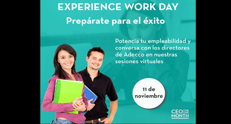 El 7 y el 11 de noviembre, eventos virtuales gratuitos dirigidos a jóvenes próximo a elegir su carrera y a estudiantes que quieren saber más sobre el campo laboral.