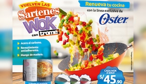 ¡Llegó a Trome el Wok Oster Denali de 30 cm! Cocina más saludable, rápido y al mejor precio