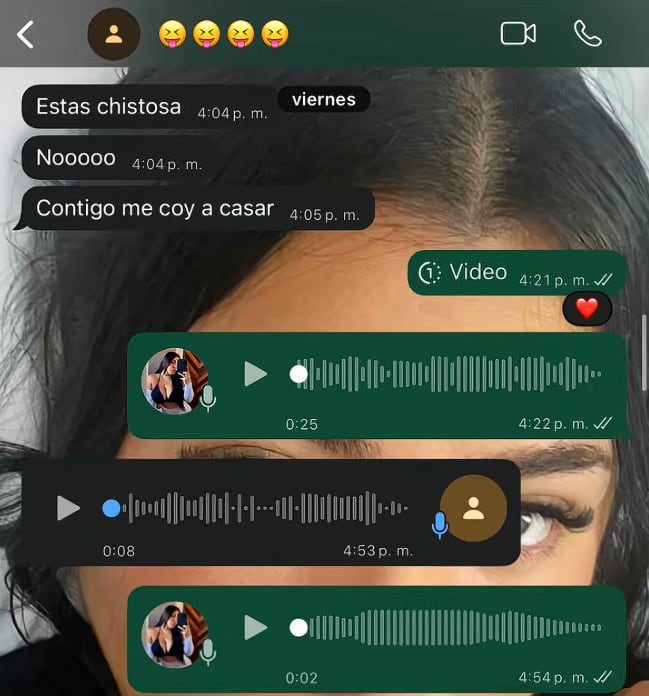 Hermana de Yahaira expone a Maryto. (Fotos: TikTok)