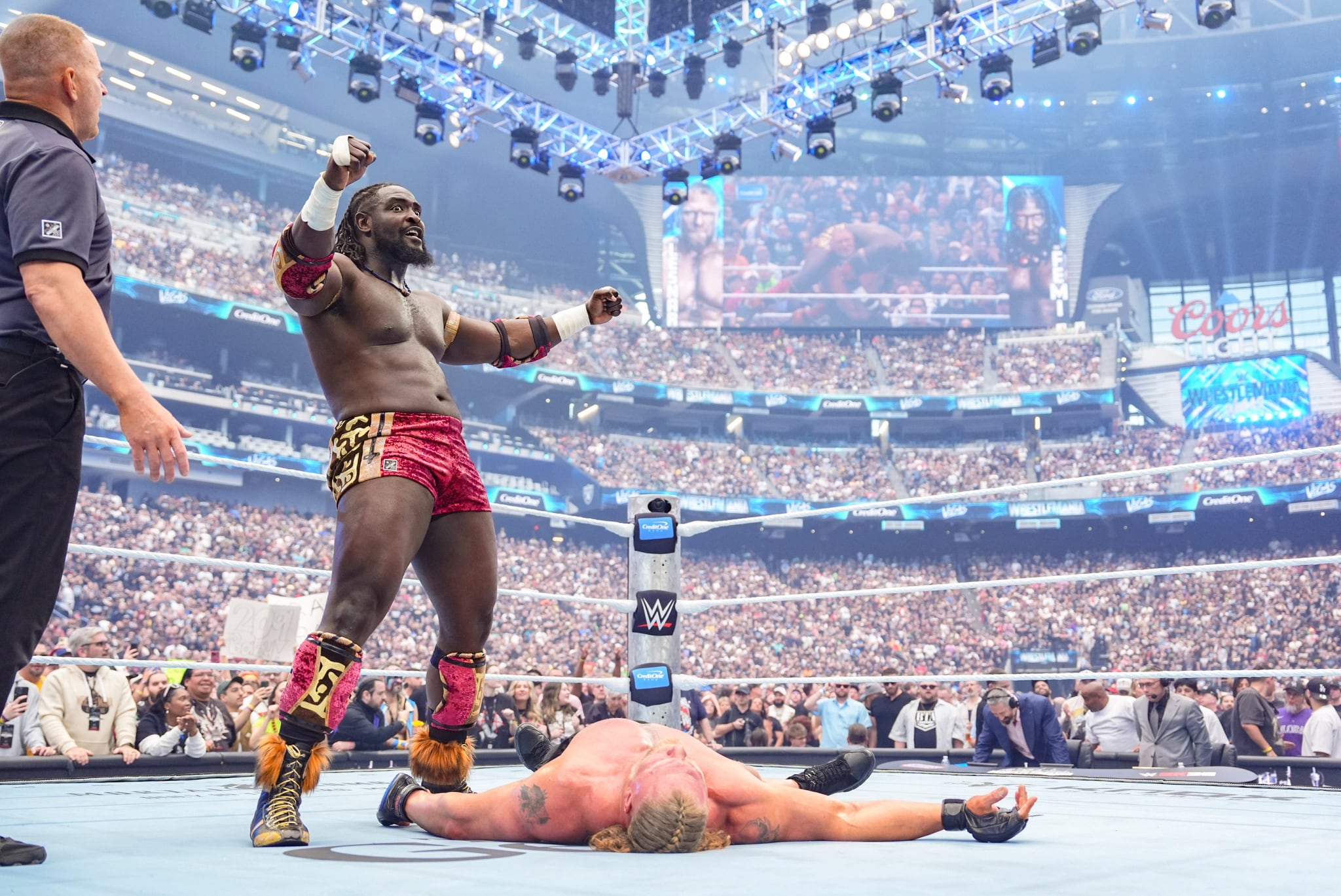 Brock Lesnar no se habría retirado tras WrestleMania. (WWE Corp)