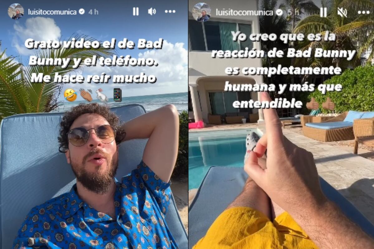 Luisito Comunica opina sobre el comportamiento de Bad Bunny con una fan. (Foto: @luisitocomunica).