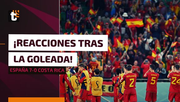 España 7 -0 Costa Rica: las reacciones de los hinchas