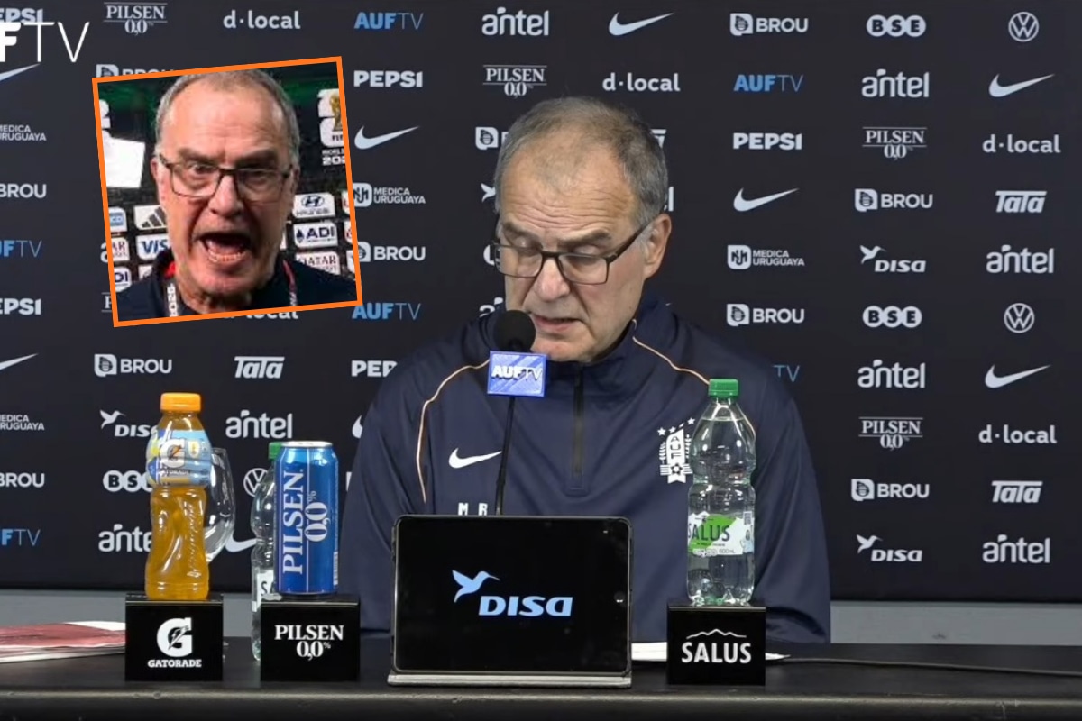 Marcelo Bielsa se pronunció sobre controvertido episodio tras el Uruguay vs. España. (Captura YouTube)