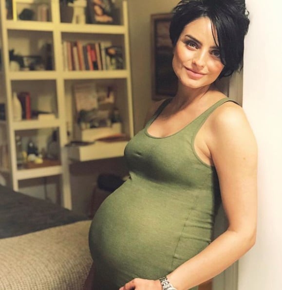 Aislinn Derbez durante su embarazo (Foto: Instagram)
