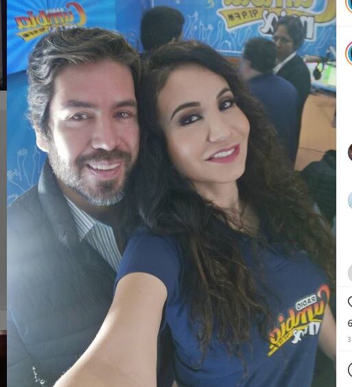 Janet Barboza y Miguel Bayona