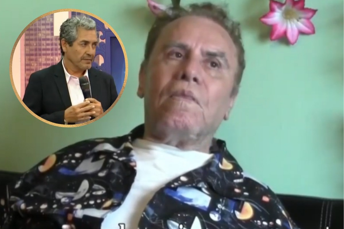 Augusto Polo Campos y su hijo mayor