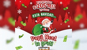 Papá Noel te trae la grati: ¡Platita para ti en navidad!