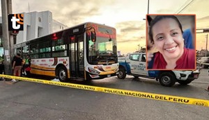 Fiscalía deja en libertad a chofer de bus que atropelló a madre de familia