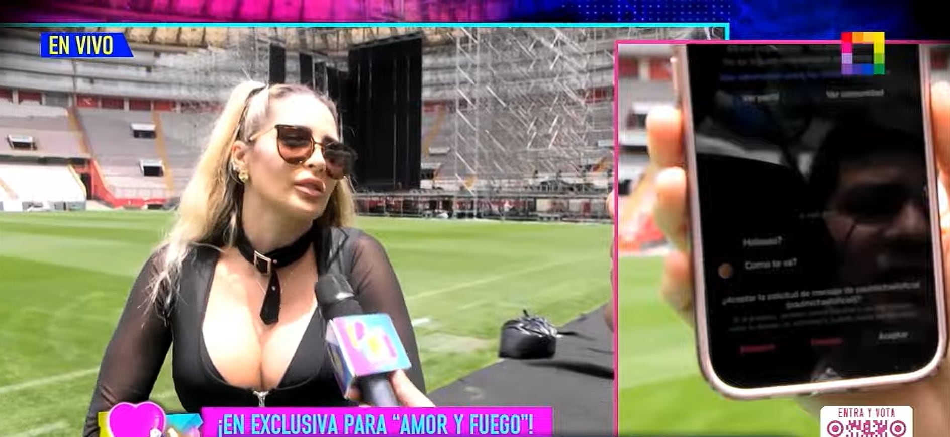 Trujillana defiende a su colágeno pese a la revelación de Macarena Gastaldo. (Fuente: Willax)