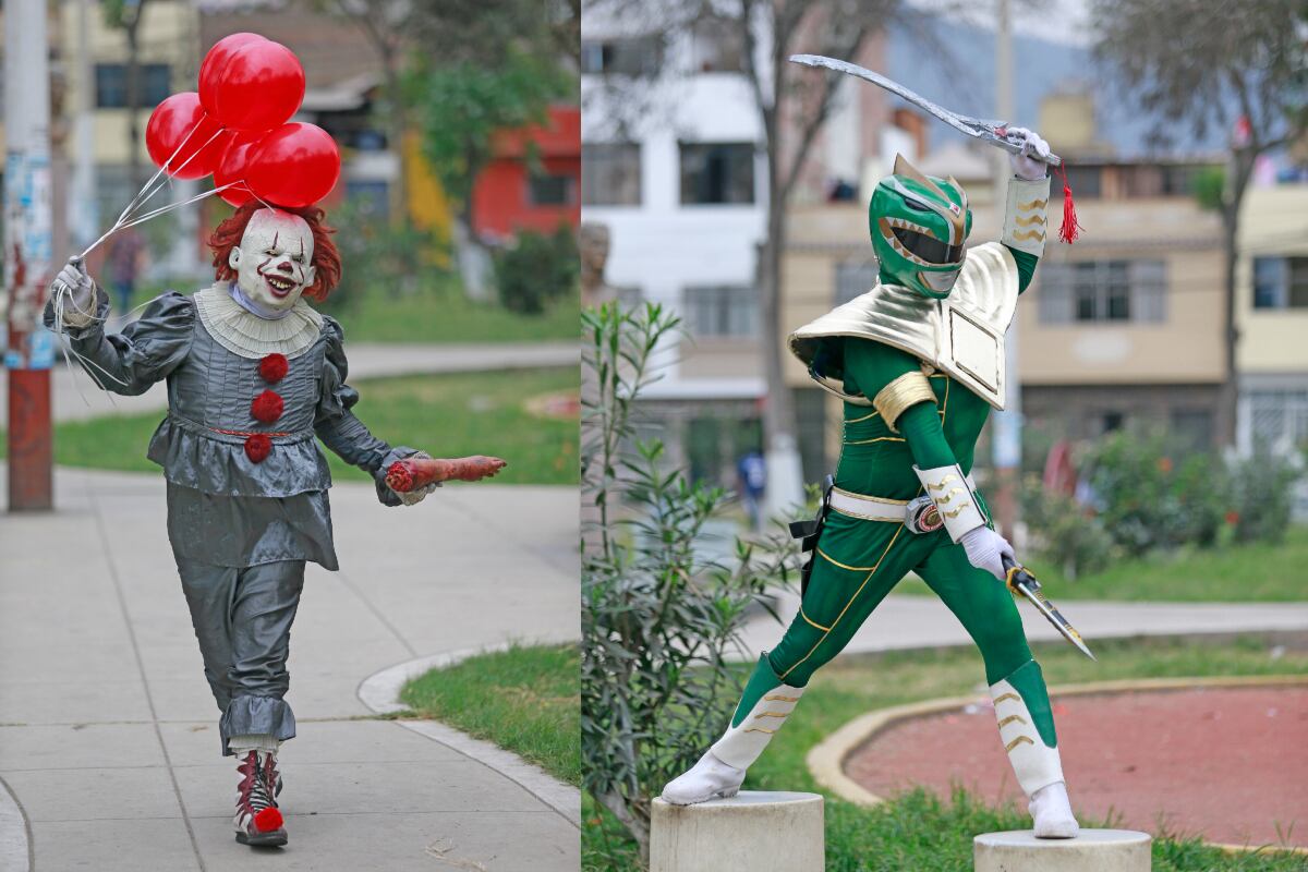 Con Pennywise y Green Ranger ha ganado numerosos concursos a nivel nacional. Fotos: César Bueno.