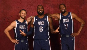 De la mano de LeBron, Durant y Curry; el ‘Dream Team’ impresiona en su debut en París 2024